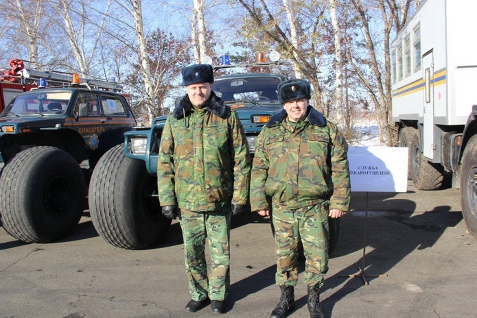 Потушили самолет